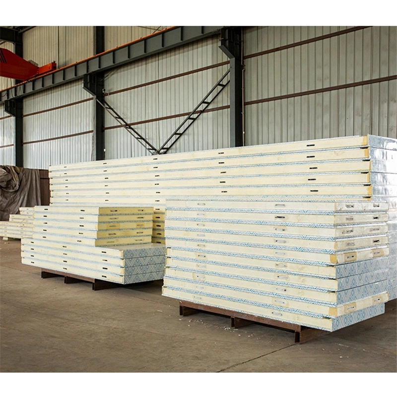 Factory Price 50/100/150mm Cold Room Polyurethane Insulation PU Sandwich Panels Price