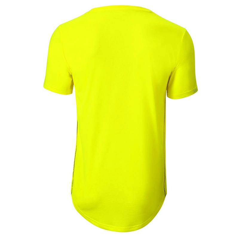 T-shirt en gros pour hommes et femmes avec logo personnalisé, impression brodée, manches courtes, chemise de golf de travail unie.