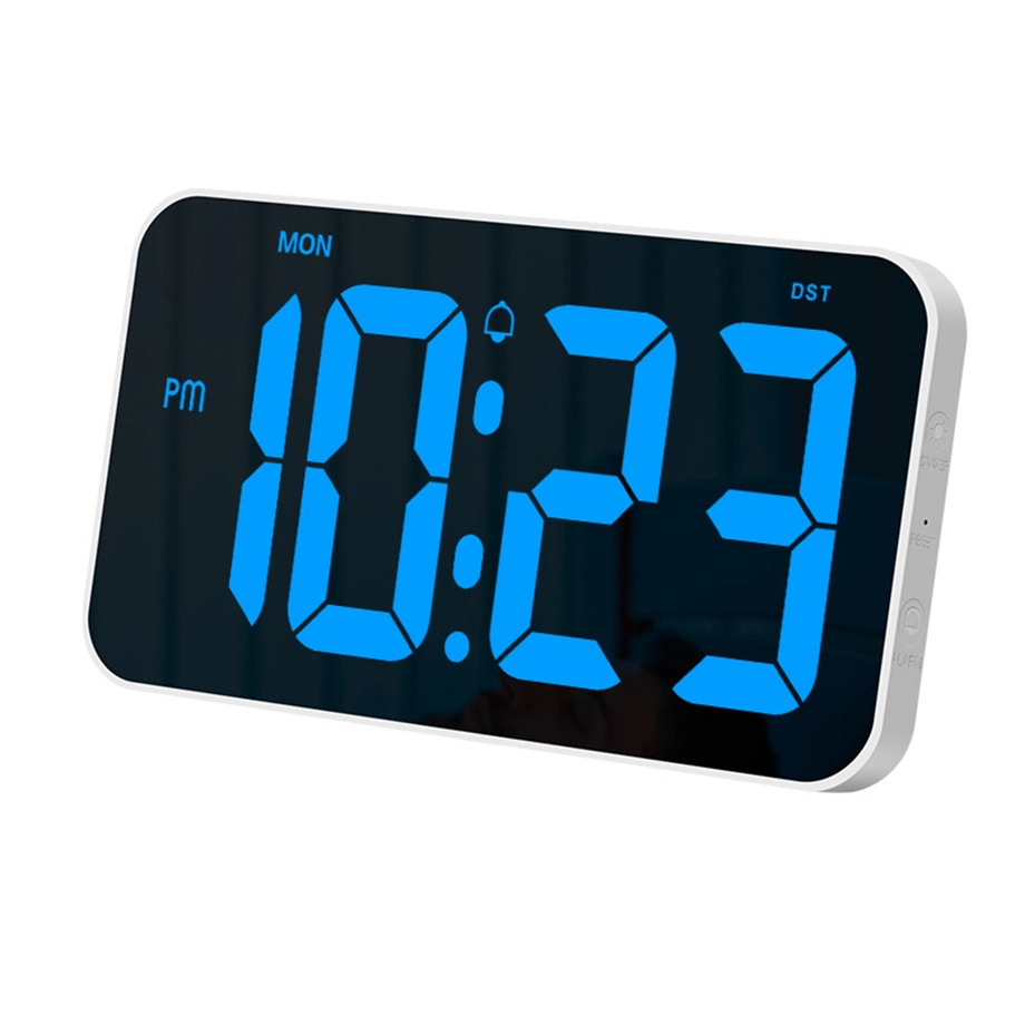 New LED Alarm Clock 10.8 Large Size Digital Electronic Wall Clock