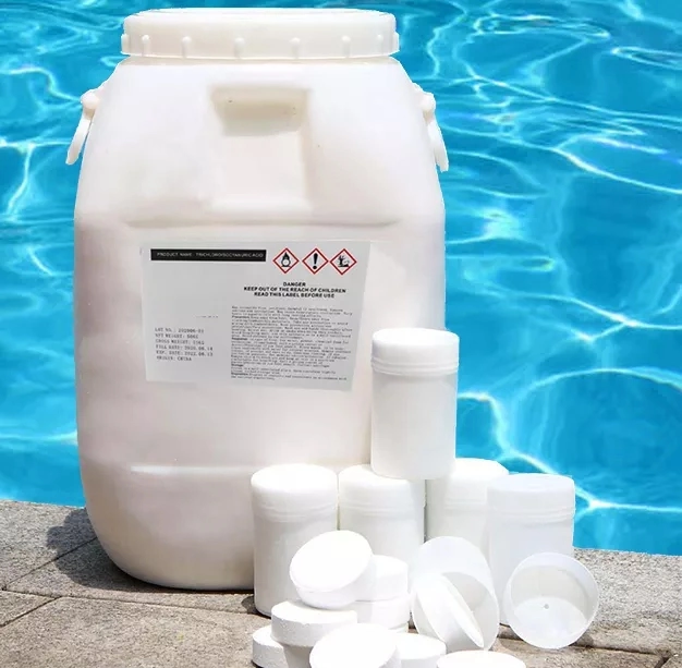 Wholesale/Supplier Swim Pool Water Purification Chemicals Chlorine Tablets 3'' TCCA Cyanuric Acid Plant