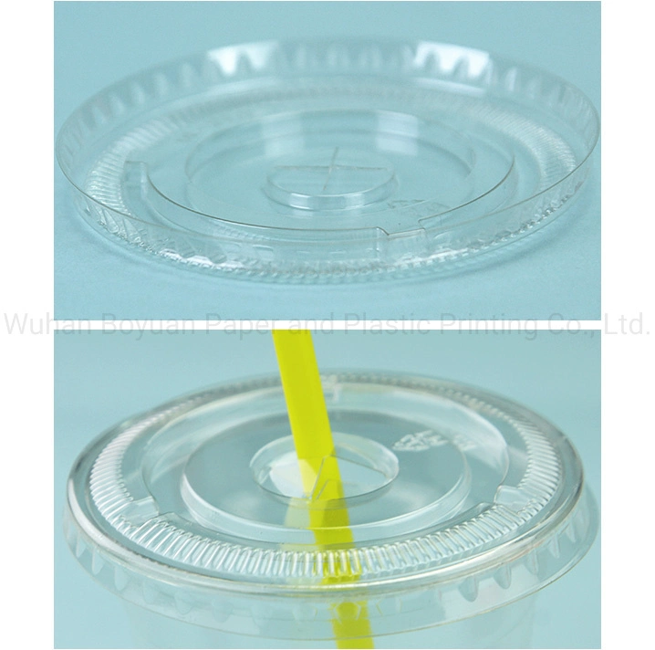 90mm Transparent PP Plastic Cup Lid Cup Cover