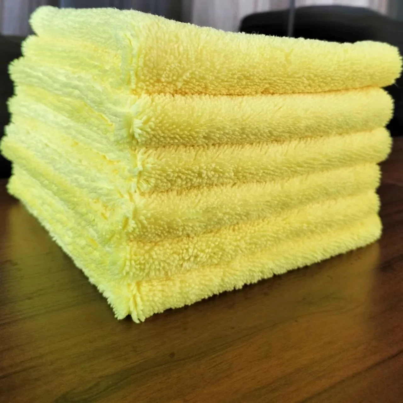 330GSM 35*40cm Microfiber High and Low Hair Car Wash Towel Car Towel Thickened Towel Cleaning Beauty Supplies