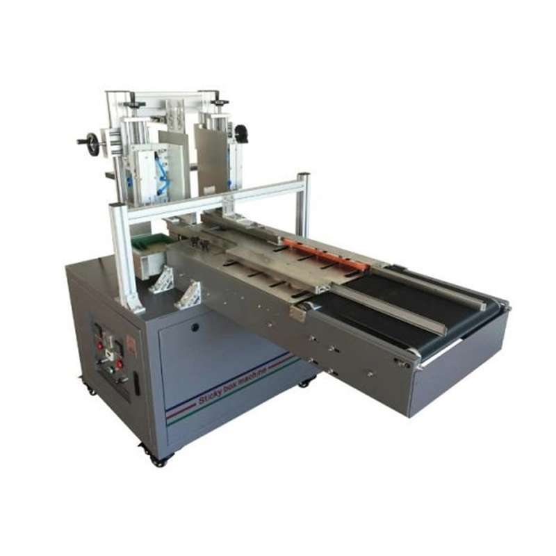 Cheap Price Semi Automatic Carton Folder Gluer Corrugated Carton Box Folder Gluer Press Pasting Box Machine Cup Sleeve Folder Gluer