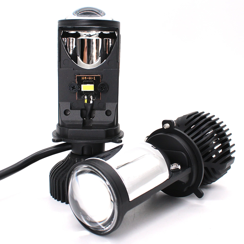 Mini Projector H4 90W 16000lm Conversion Kit Hi/Lo Beam Headlight LED Lens