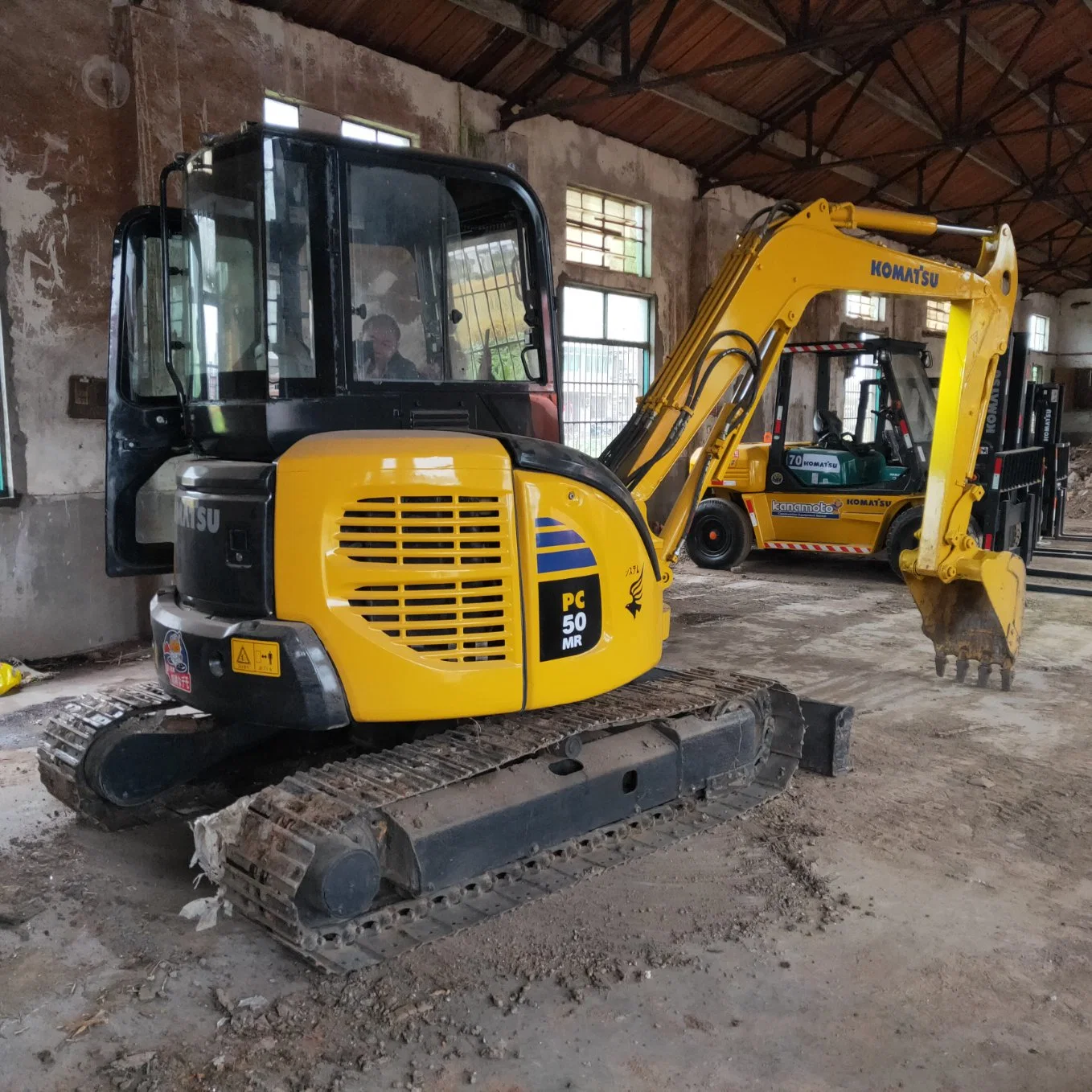 Excellent Working Condition Used Komatsu PC50mr Crawler Excavator in High Efficiency with