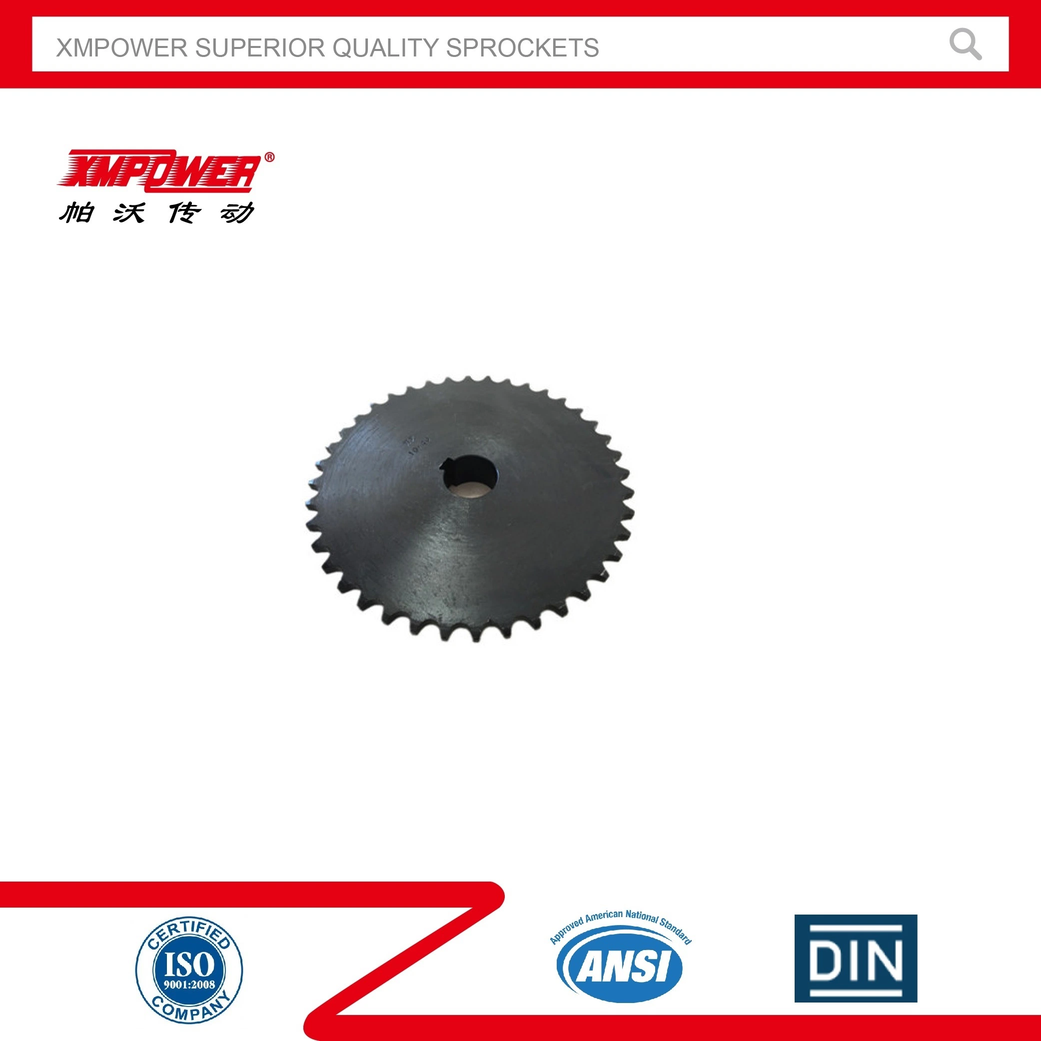 Precision Sprocket Platewheel 16A-3 for Roller Chain 1"X 17.02mm