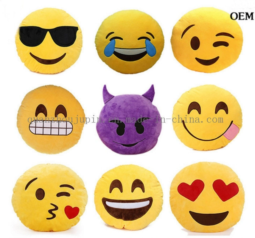 Wholesale/Supplier Emoji Plush Stuffed Kid Toy for Promotional Gift
