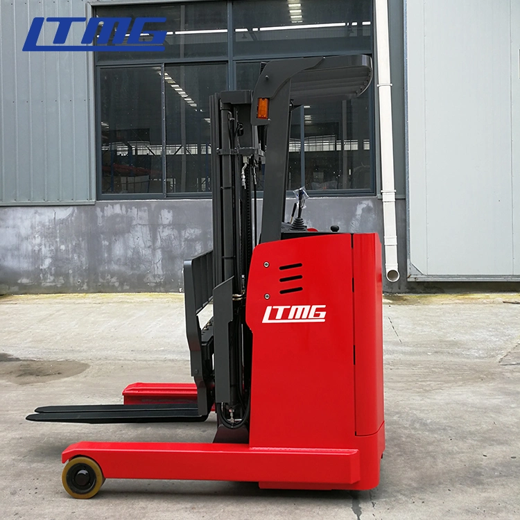 Ltmg 1.5ton 2ton Standing Ce Electric Reach Narrow Aisle Forklift for Sale