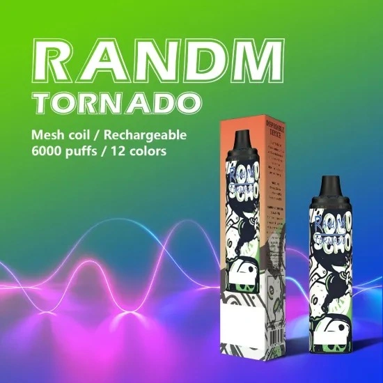 Wholesale/Supplier Original Randm Tornado Electronic Cigarette Disposable/Chargeable Vape 6000 Puffs
