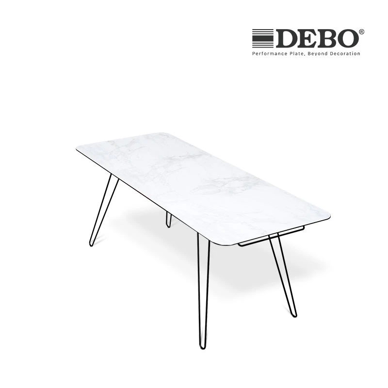 Office Furniture Debo Easy Clean HPL Compact Laminate Office Furniture Meeting Table for Company