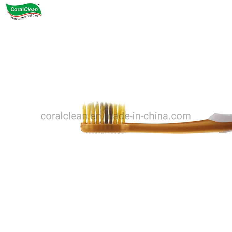 Plastic PBT Bristles Private Label Adult Toothbrush Ultra Soft Bristle