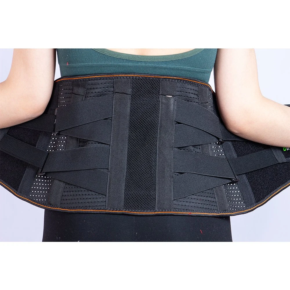 Unisex Waist Trimmer Belt Support Brace Adjustable Breathable Lumbar Back Brace Medical