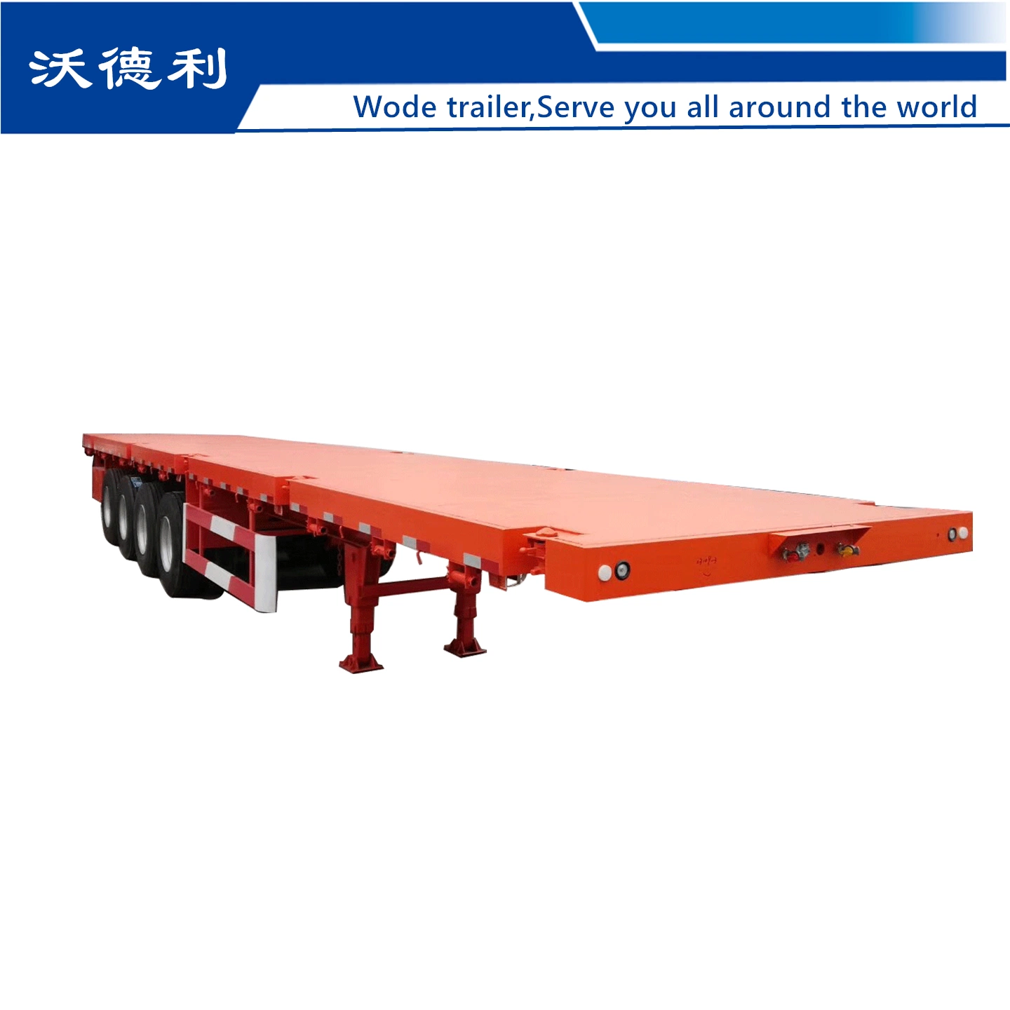 Truck Semi Trailer Flat Bed