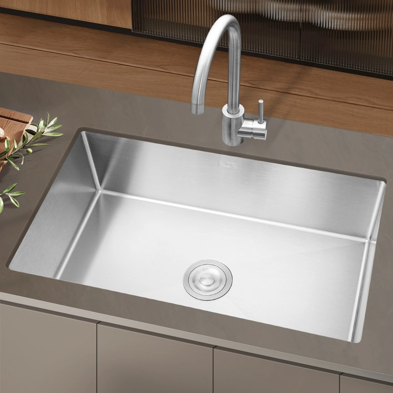 Stainless Steel Handmade Single Bowl Undermount Kitchen Sink