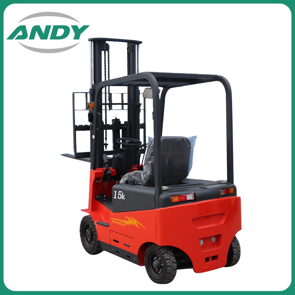 1.5ton 1500kg Lifting Height 3000mm Four Wheel Sit Down Type Counter Balanced Mini Electric Lifter