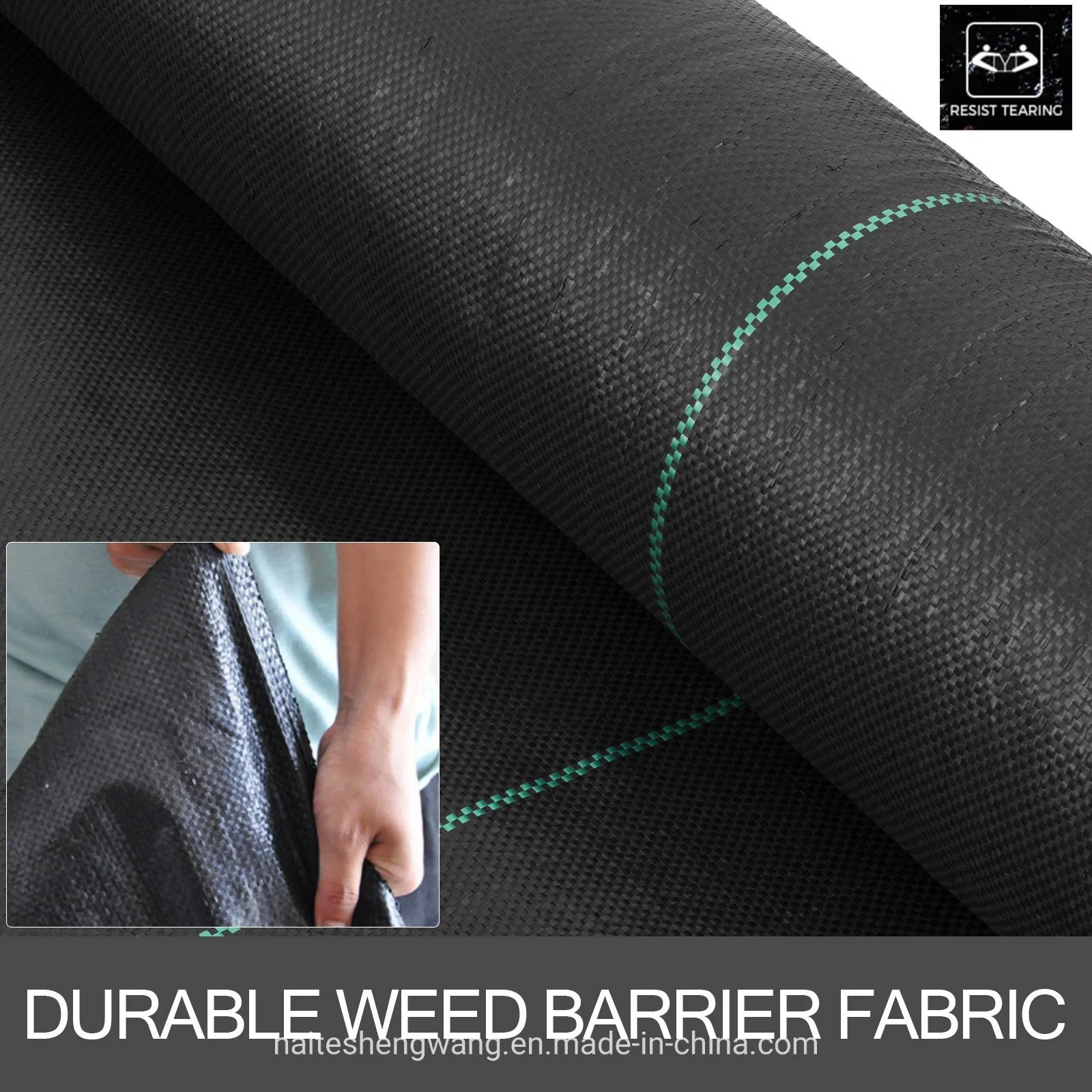 4X50m Custom UV Resistant Polypropylene Ground Cover Fabric