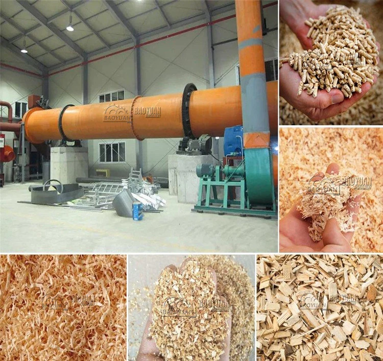 Temperature Rotary Fertilizer Cattle Poultrydung Dung Dryer Biomass Rotary Dryer Machine