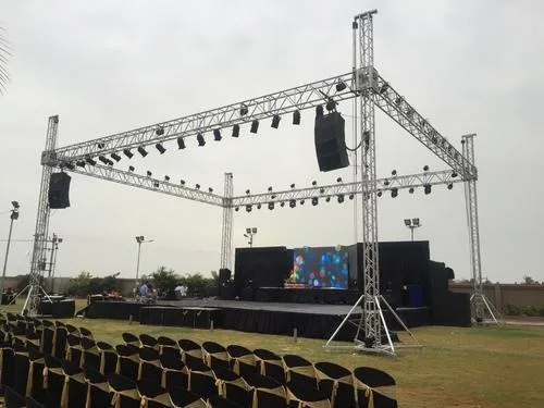 Outdoor Aluminum DJ Concert Aluminum Stage LED Speaker Truss