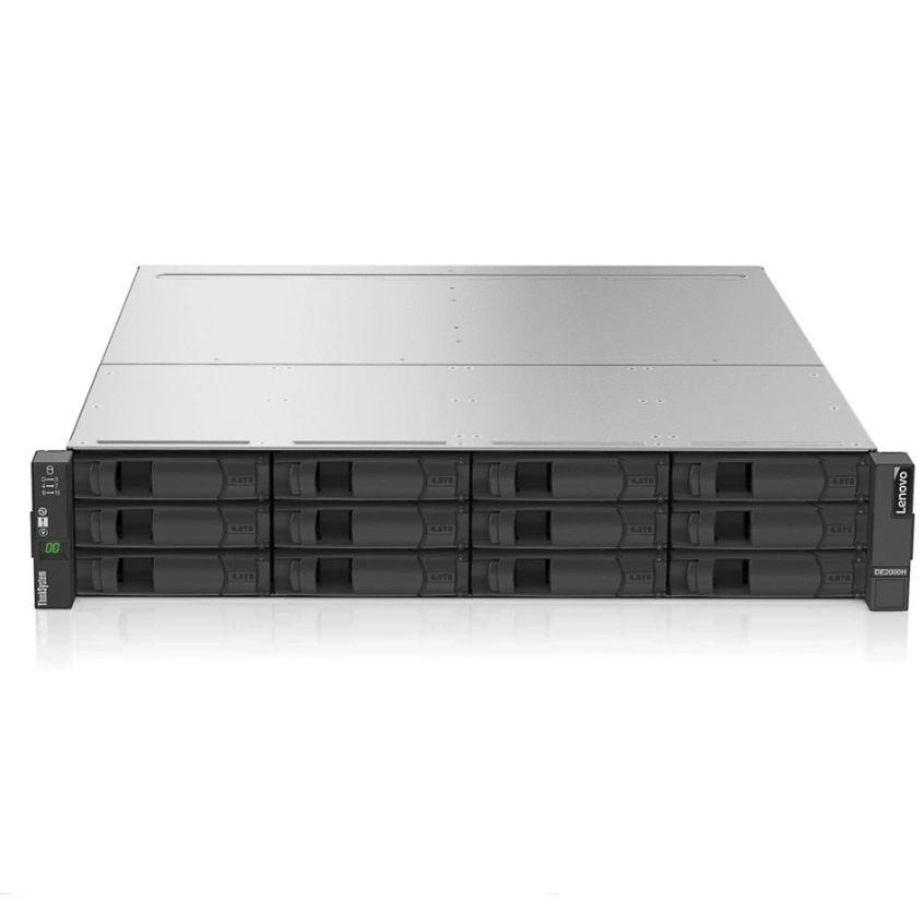 Kostengünstiger Netzwerkspeicher Lenovo ThinkSystem De2000h 2u12 LFF Hybrid Flash-Array