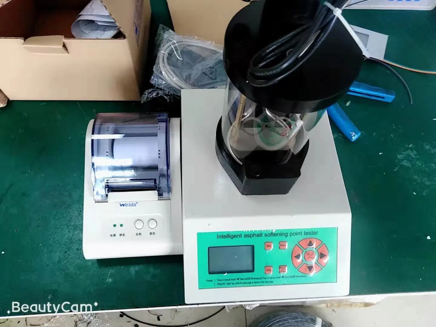 A003 ASTM Soft Point Tester Digital Asphalt Bitumen Melting Point Test Apparatus