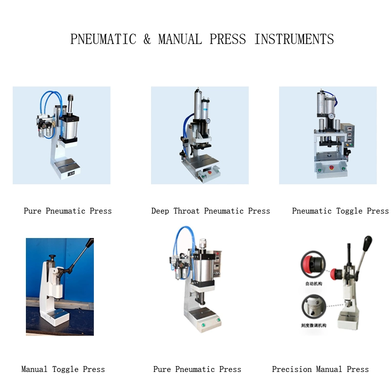 Precision Manual Press Test Instrument 12kn Manual Press Test Machine Hpa-1p/ Hpa-1pr Sample Preparation Equipment