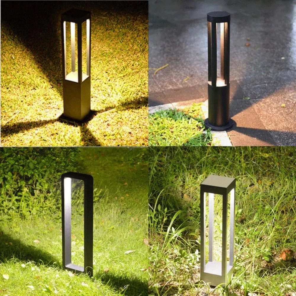 LED Rasen Licht Bodenleuchte im Freien Wasserdicht Rasen Gras begraben Straßenlaterne Villa Courtyard Park Garden Simple Square Wyz20512