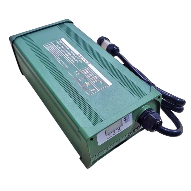 Military Quality DC 43.2V 43.8V 20A 900W Low Temperature Charger for 12s 36V 38.4V LiFePO4 Battery Pack with Pfc