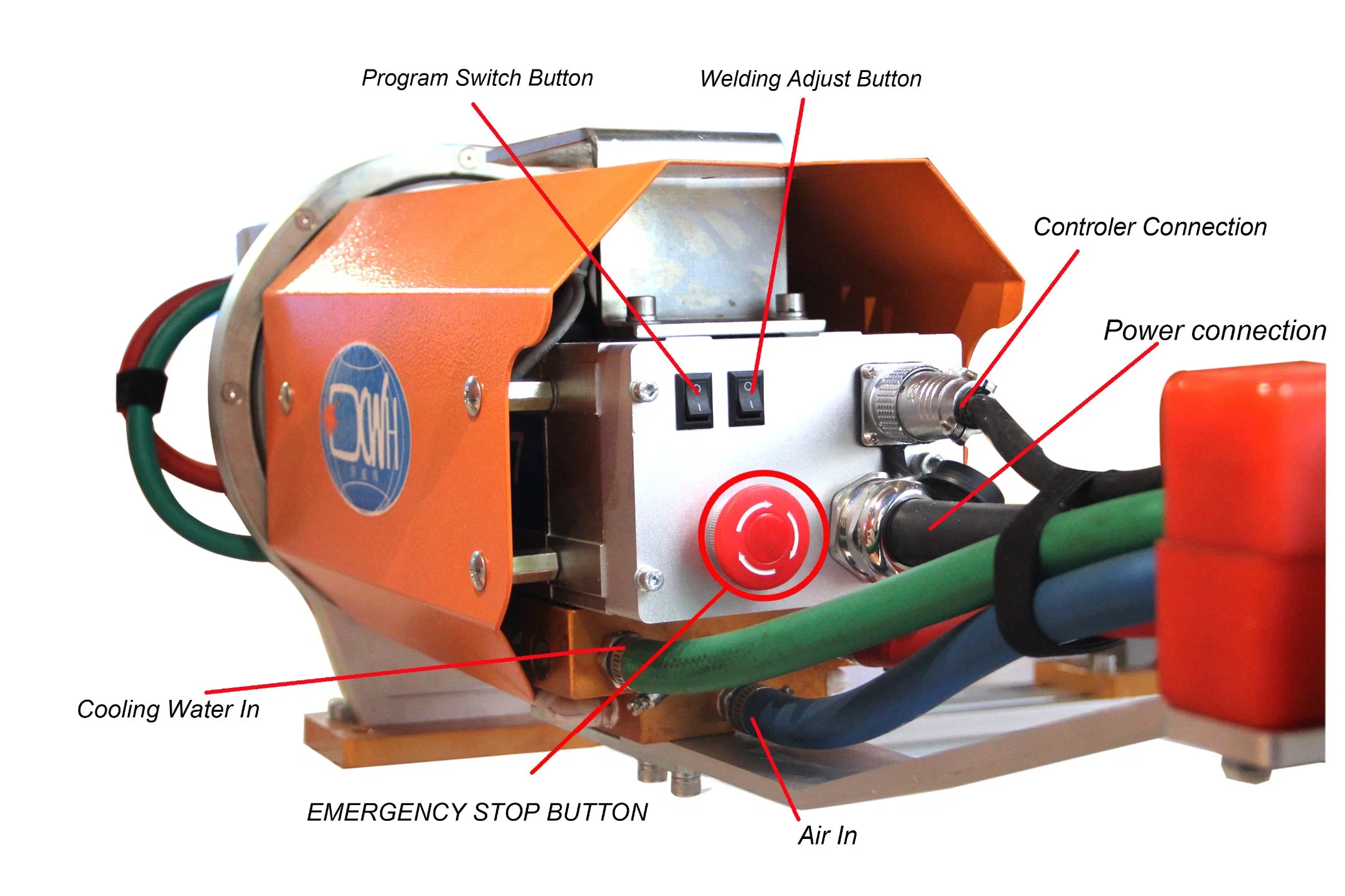 L'aluminium petite résistance en acier inoxydable à haute fréquence Auto l'équipement utilisé en soudage meilleure Pointeuse Portable Machine à souder