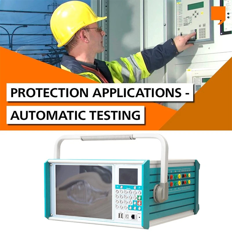 3 Phase Secondary Current Injector Relay Protection Tester