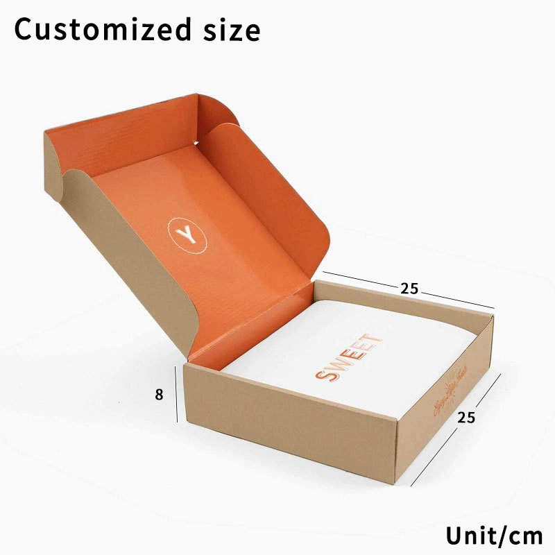 Custom Logo Gift Boxes Packaging Hot Selling Corrugated Cardboard Carton Cosmetic Plastic Bottle Shipping Storage Foldable Paper Box