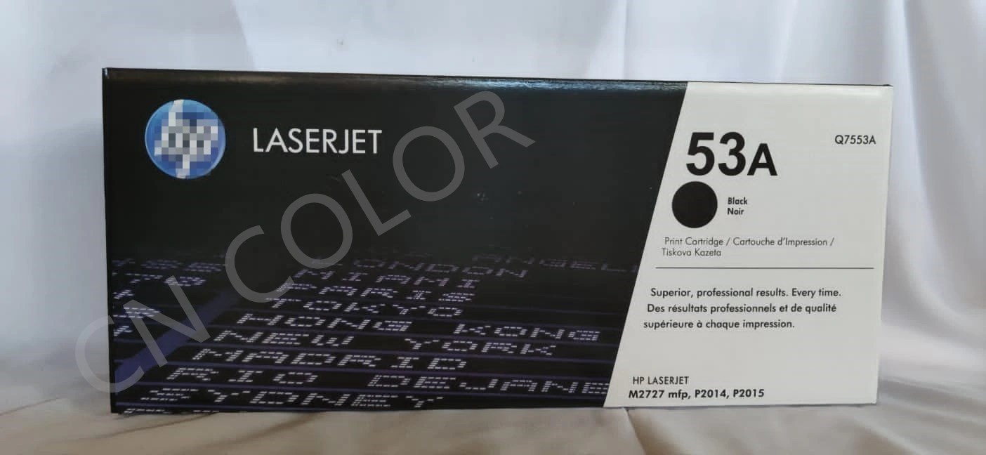 High Quality Q7553A Black Original Compatible Laserjet Toner Cartridge for HP Printers