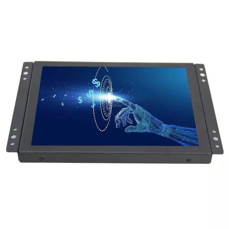 Zhixianda 8 Inch 1024X768 LCD with HD VGA USB Input Open Frame Capacitive Touch Screen Monitor