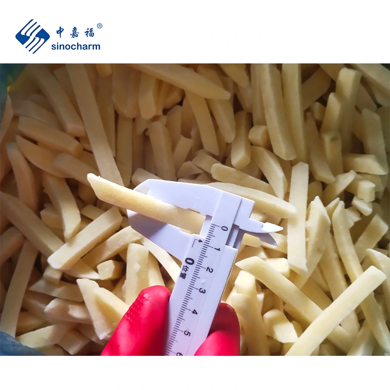 Sinocharm Wholesale/Supplier 6-10cm Freezing Potato Strips IQF French Fry Frozen French Fries