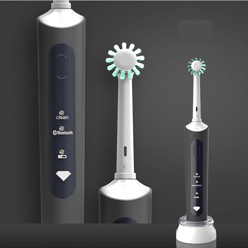 Adult Soft Bristle Electric Rotating Toothbrush Wireless Charging Electric Toothbrush