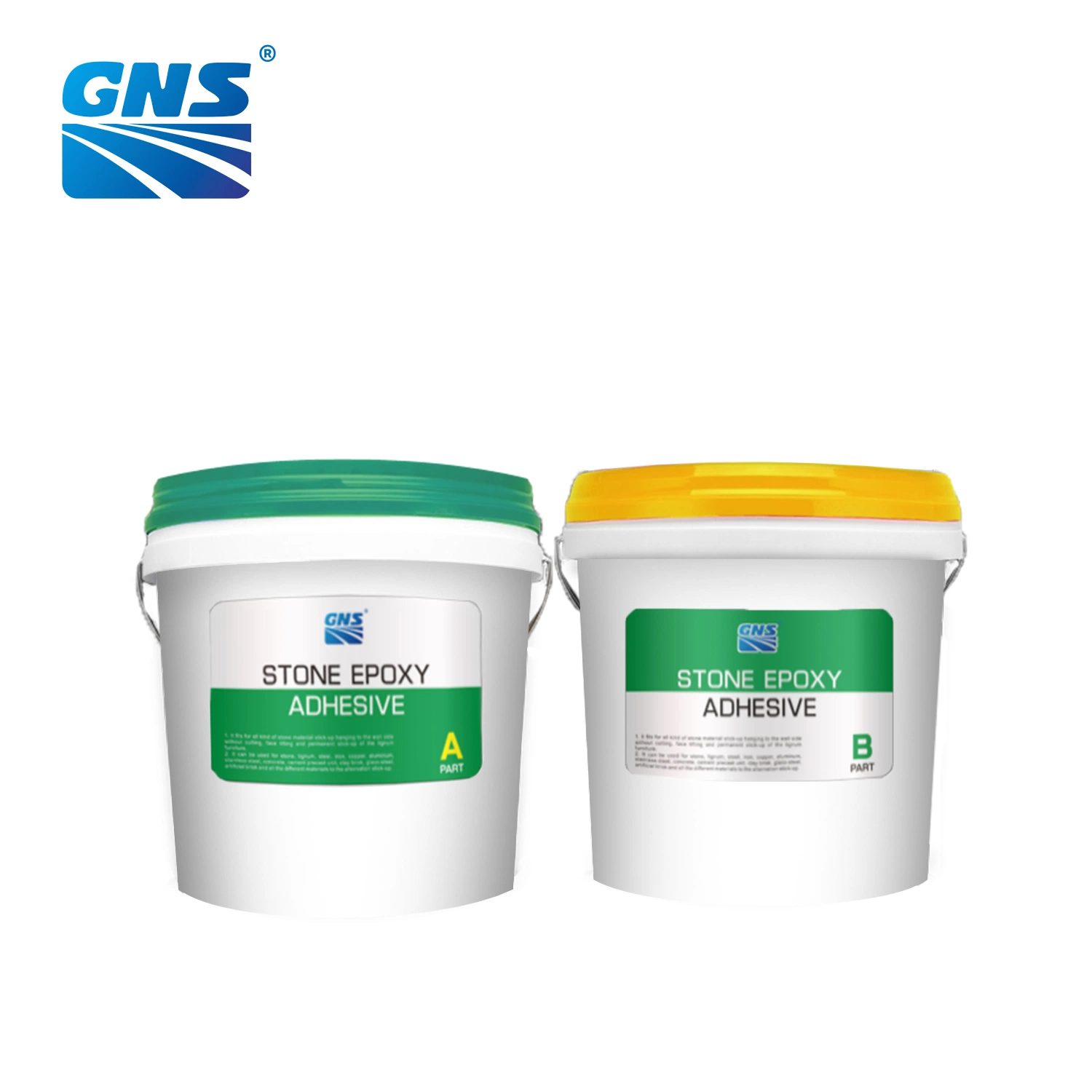 Gns Brand Grey off-White Color Epoxy Resin Epoxy Adhesive Marble Stone Glue Ab Glue for Construction