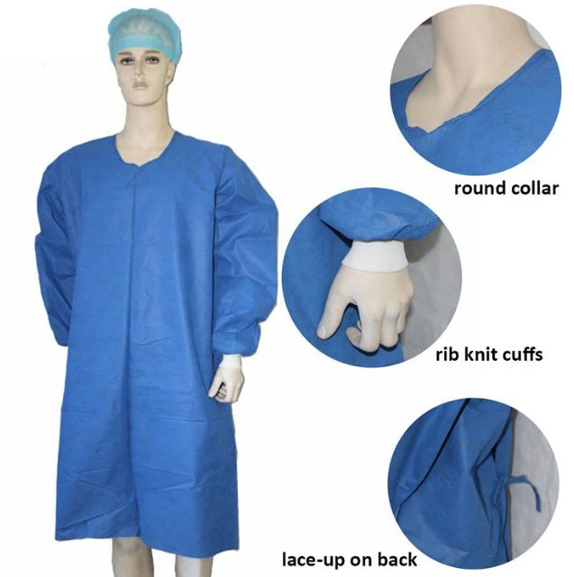 Medical Sterilized Hospital AAMI Level2, Level3, Disposable Surgical Gown