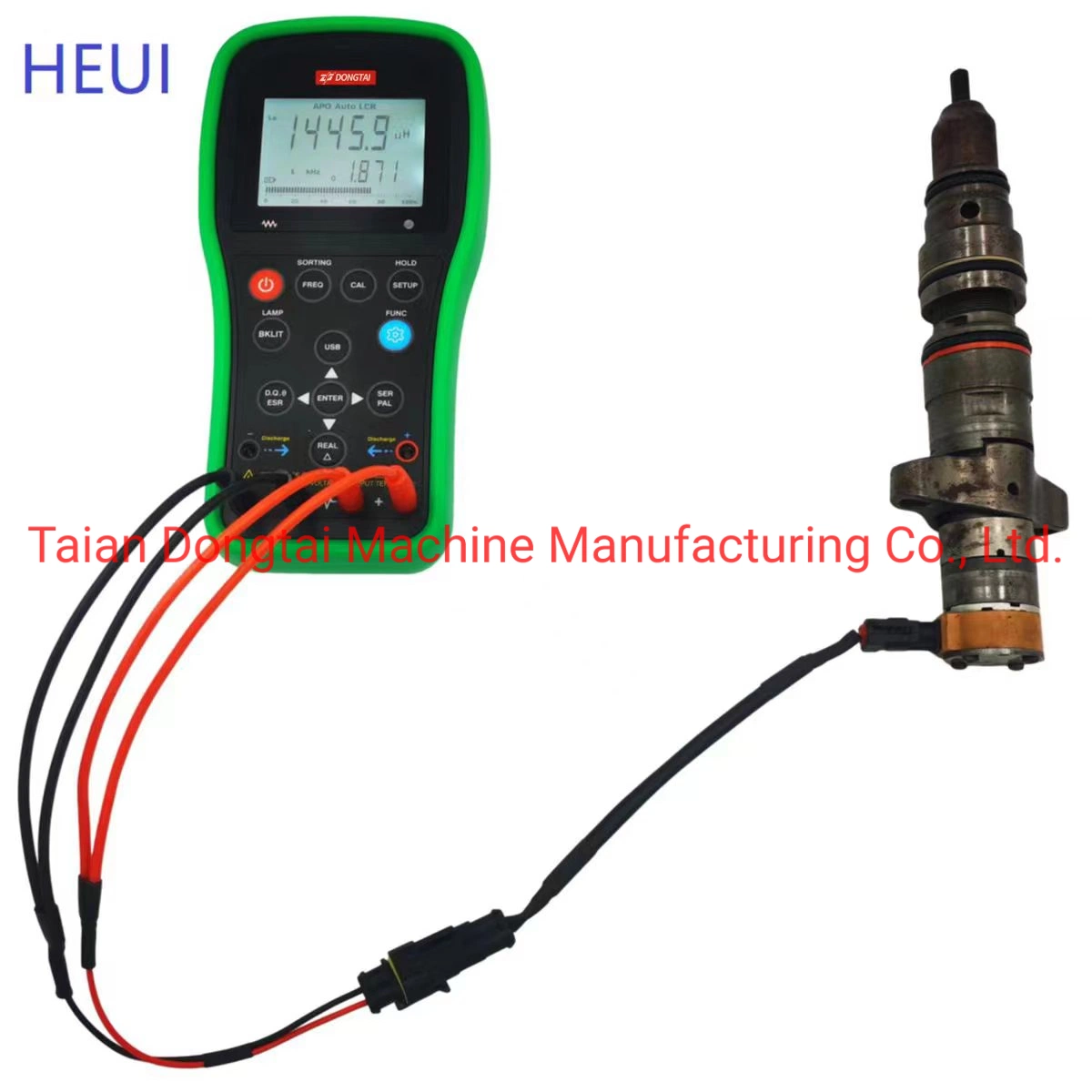 Nº 081 (6) profesional de la LCR06 Medidor LCR solenoide electromagnético y válvula de la bomba inyector Piezo Drv Comprobador del sensor