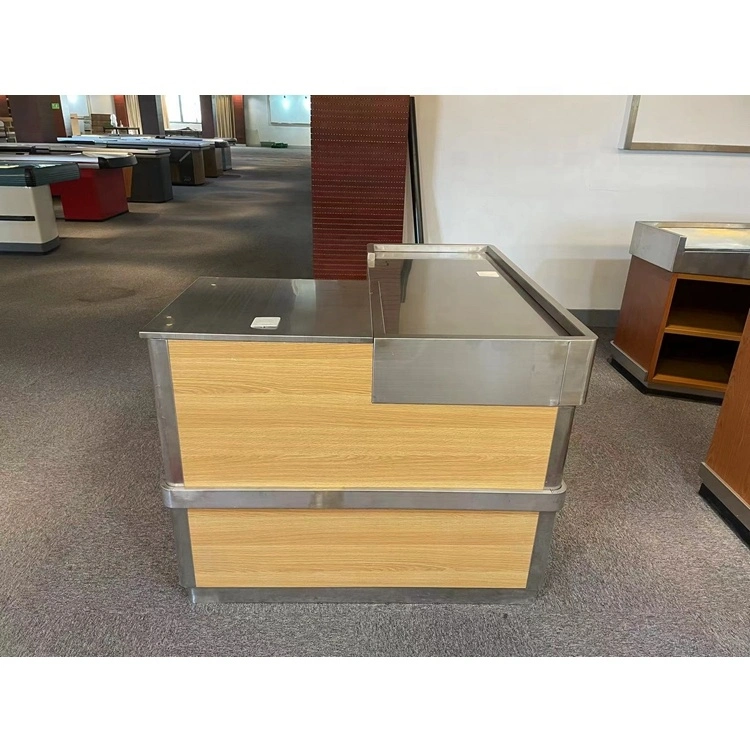 Furniture Simple Checkout Counter Modern Commercial Bar Clothing Store Counter Corner Table