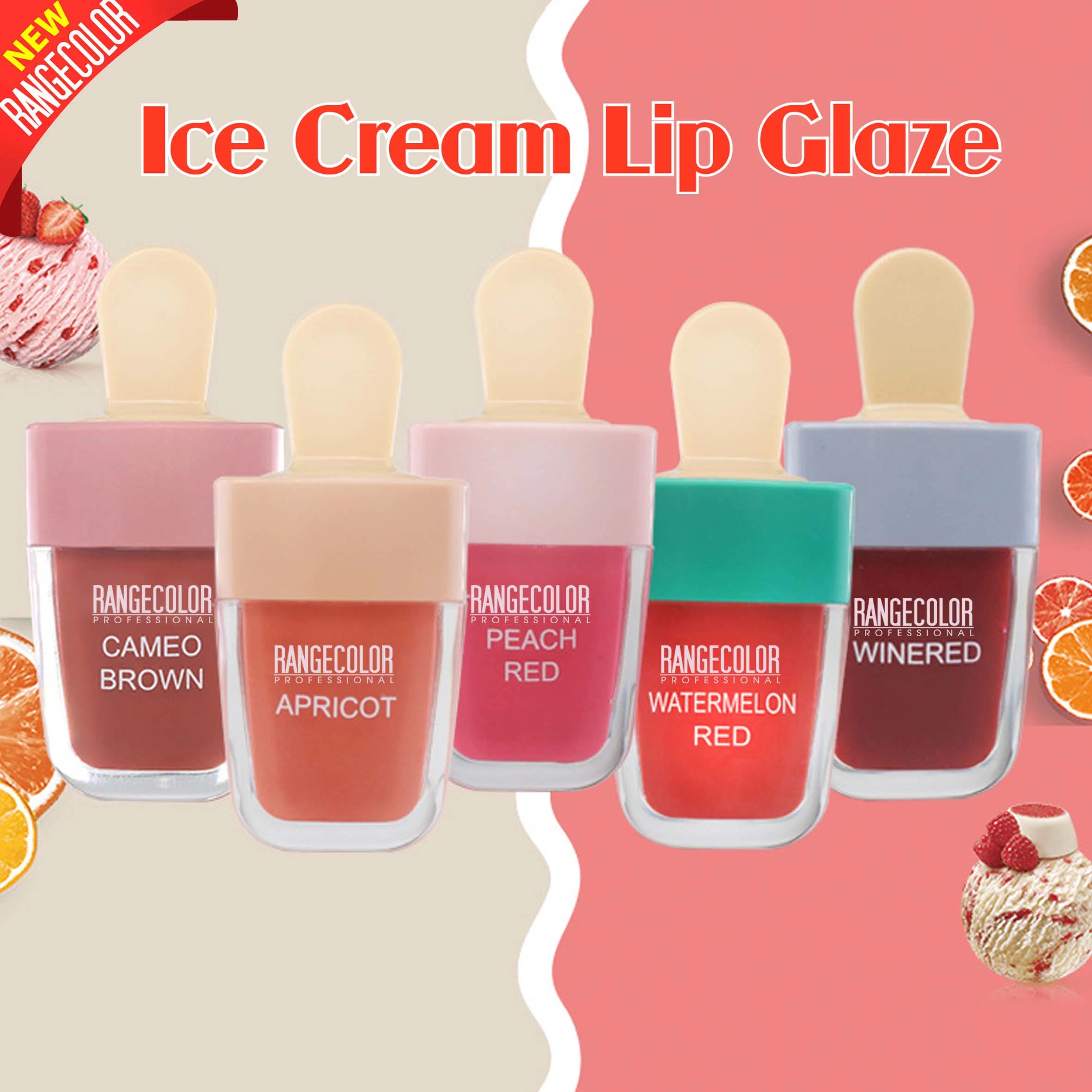 Ready to Ship Waterproof Matte Color Ice Cream Organic Lip Cheek Tint Orgainc Lovely Cosmetic