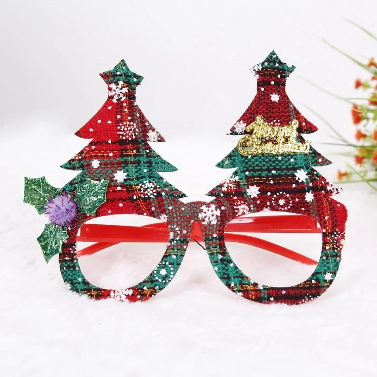 Vende caliente decoraciones de Navidad y el Partido Gafas para niños y adultos