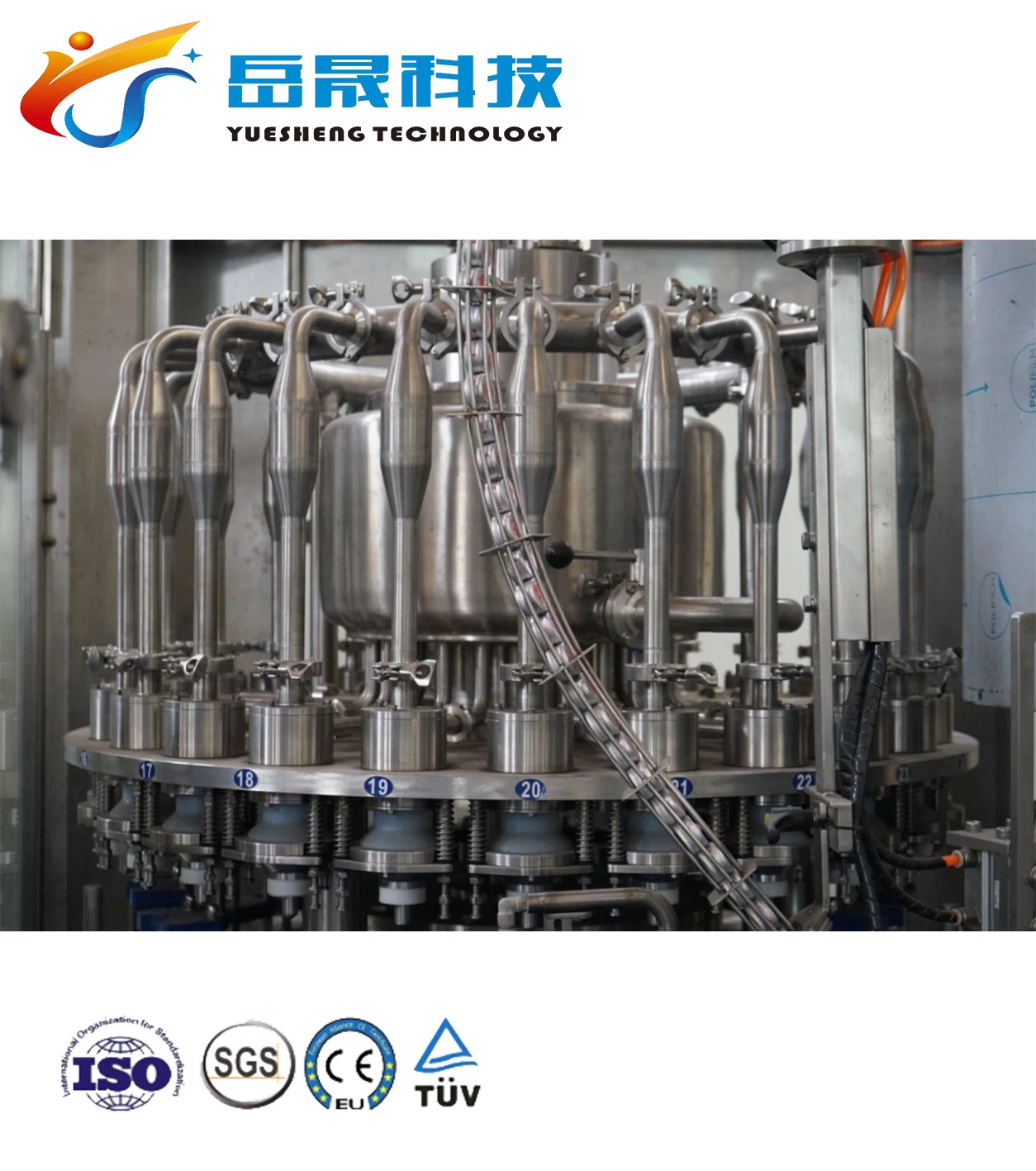 2023 China New Product 200ml-10L Bottle Water Flushing Filling Capping 3 in 1 Machine