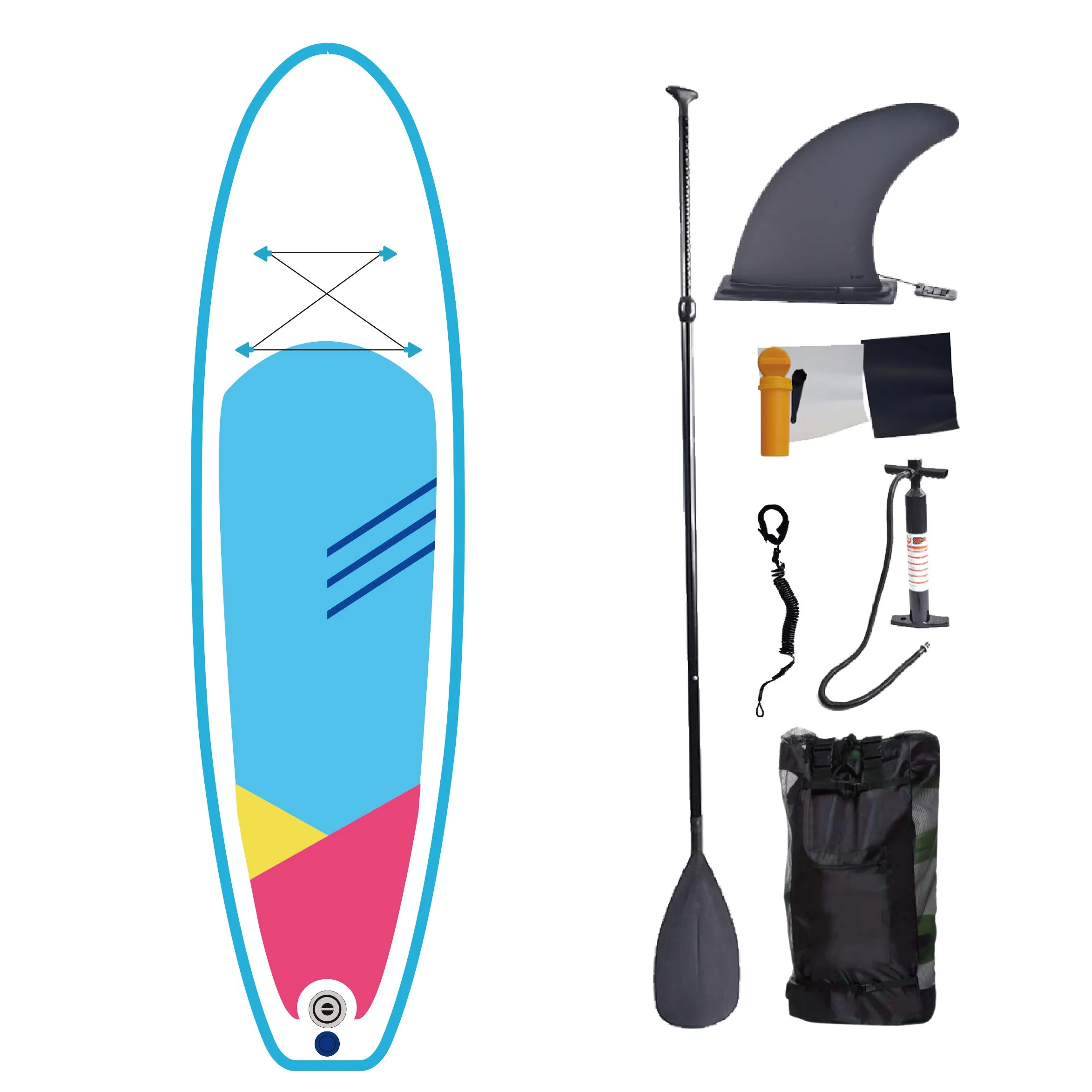 Hot Sale Diseño personalizado PVC Inflatable Stand up pala de aire Junta de Sup