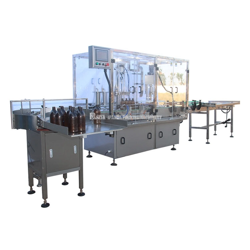 Automatic Maple Cough Syrup Filling Machine for Bottles