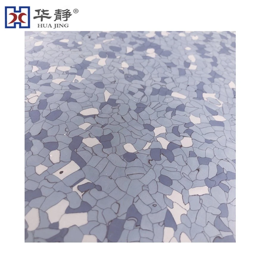 Waterproof Non-Slip Homogeneous Lvt PVC/Spc ESD Tile Vinyl Raised Anti-Static Flooring Roll for Clean Room/Hospital