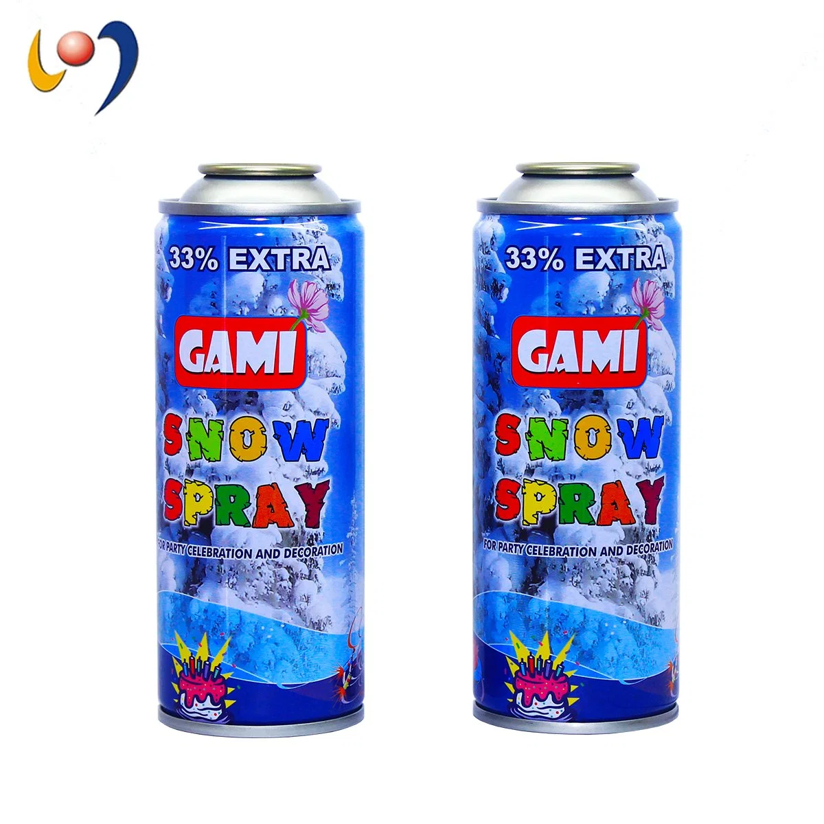 Customized Empty Tinplate Aerosol Can for Snow Spray Refilling