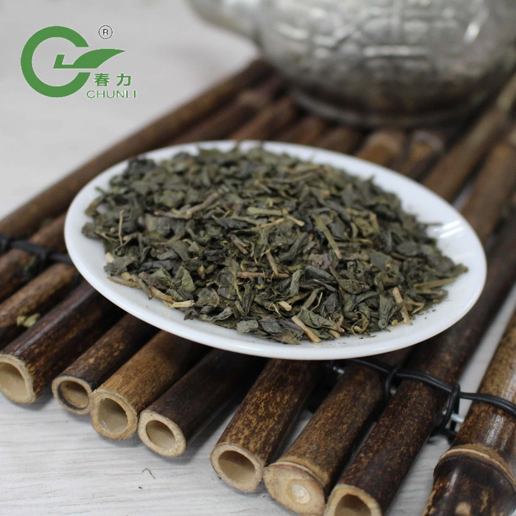 Slim organique de l'UE chinois Detox Herbal Tea poudre 9675/9775 Prêt à boire du thé vert