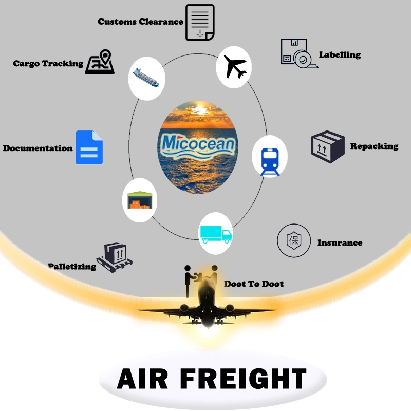 Lnternational Logistics Freight Forwarder Air cargo para Espanha DDU &amp; DDP