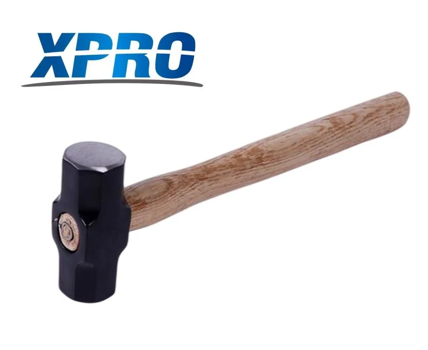 Carbon Steel Double-Face Sledge Hammer with Wood Handle 3lb