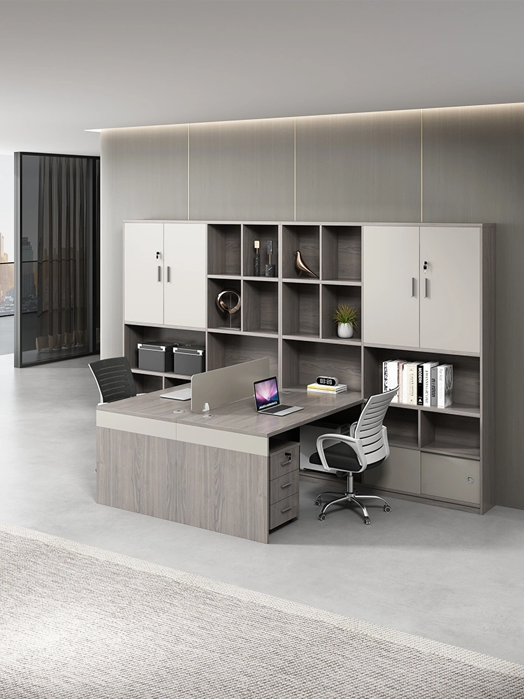 Modernes Design Kommerzielle Möbel Computer Arbeitsplatz Partitionen 6 Person Büro Schreibtisch Mit Personal