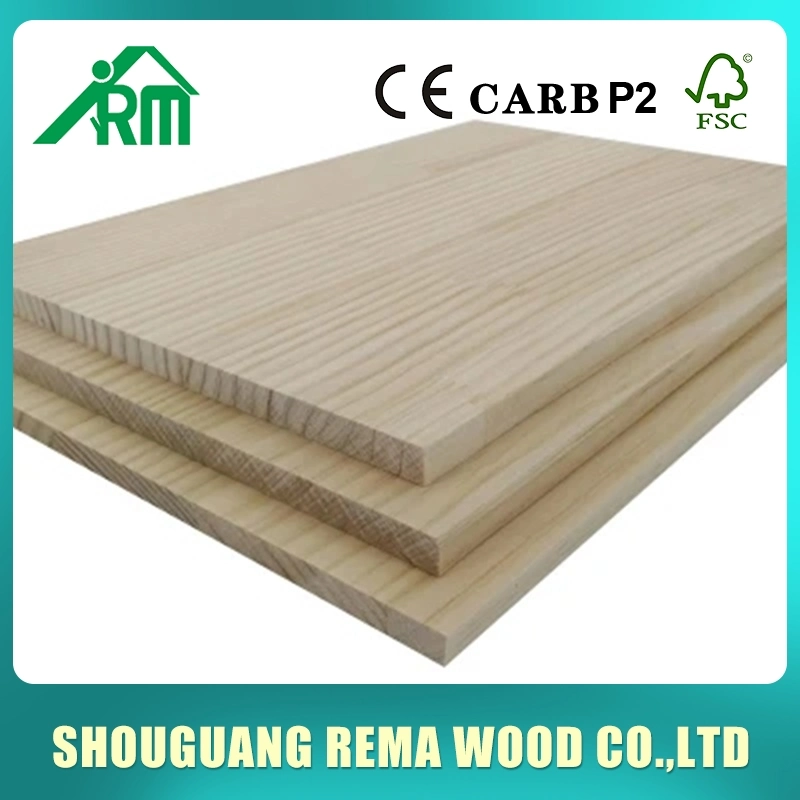 Various Good Quality Commercial Plywood Double Sided Rubber Wood Finger Joint Board